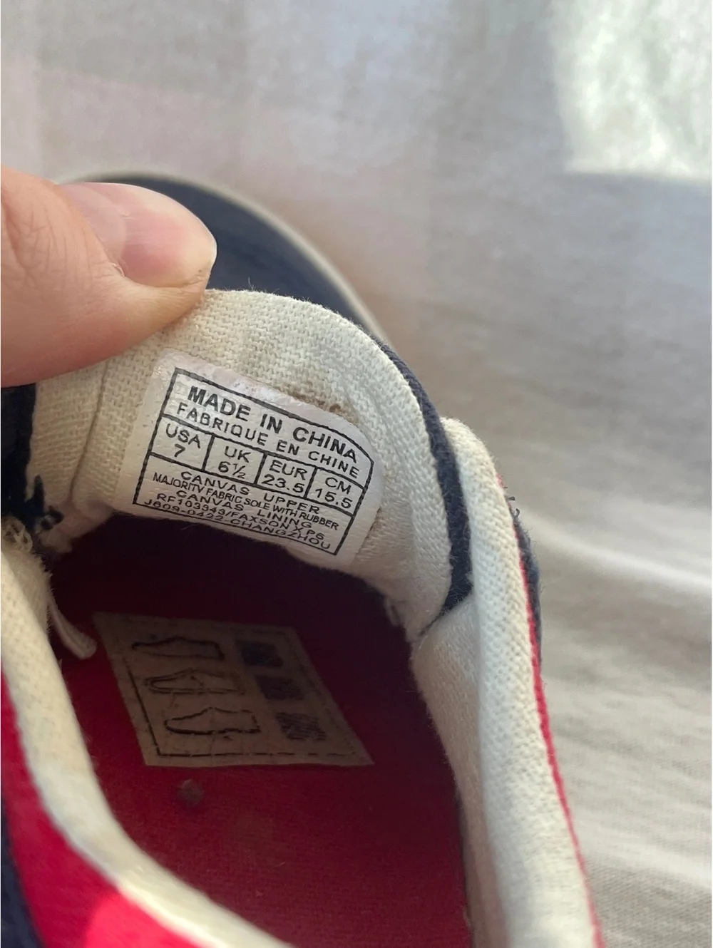 Polo Ralph Lauren Toddler Navy Blue Canvas Sneakers Size 7
